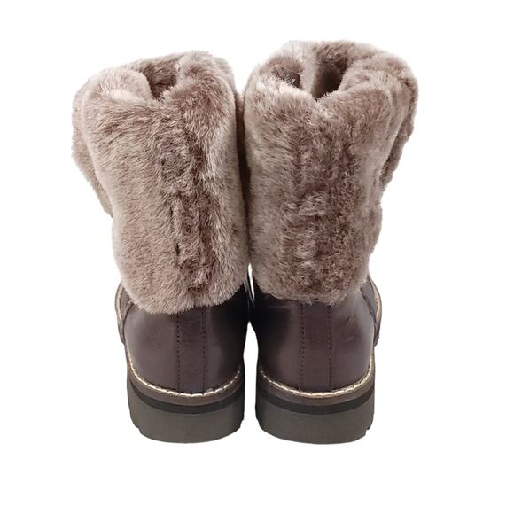 Bussola Faux Fur Boots Slouchy Wool Lined - Picture 12 of 16